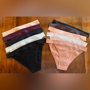 Alyce Ives Intimates 10 Pack Seamless Bikini Panties New in Packaging